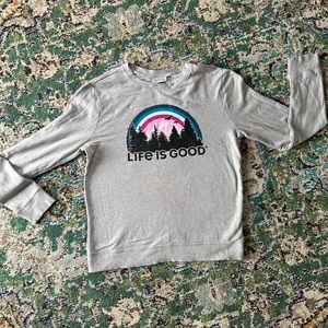 Life is Good | Crewneck | Sz small